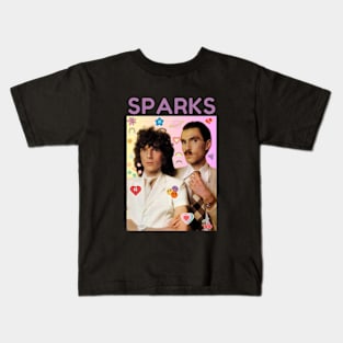 Sparks  90s style retro vintage 80s gifts Kids T-Shirt